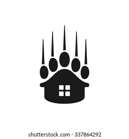 paw home logo vector.
