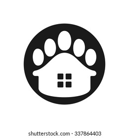 paw home logo vector.