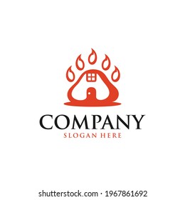 Paw Home Vector Logo Design