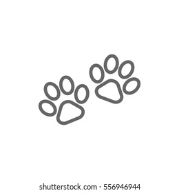 Paw icon Flat.