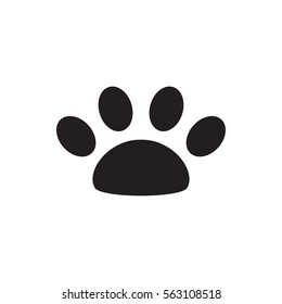 paw icon illustration isolated vector sign symbol