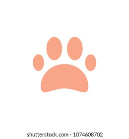 Paw icon illustration vector symbol