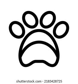 paw icon or logo isolated sign symbol vector illustration - high quality black style vector icons
