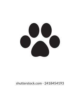Paw icon . paw print sign and symbol. dog or cat paw. vector illustration