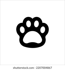 Paw icon. Paw Print icon. vector illustration on white background