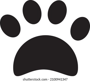 paw icon. sign design on white background..eps