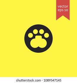paw. paw icon. sign design. Vector EPS 10.