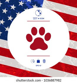 Paw icon symbol