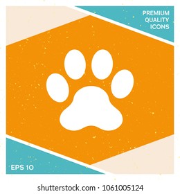 Paw icon symbol