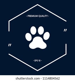 Paw icon symbol