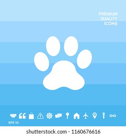 Paw icon symbol