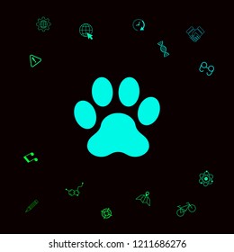Paw icon symbol
