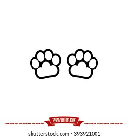 Paw Icon Vector