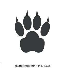 Paw icon vector