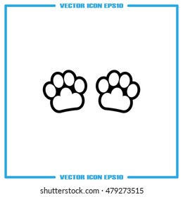 Paw Icon Vector