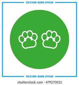 Paw Icon Vector