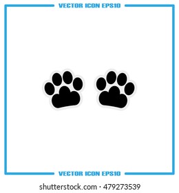 Paw Icon Vector