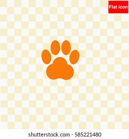 Paw  icon Vector design.