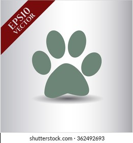 Paw icon vector illustration