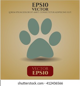 Ilustración vectorial de icono de paro