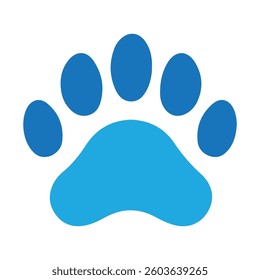 Paw icon vector illustration eps 10