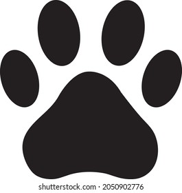 Paw icon . Vector illustration on white background..eps