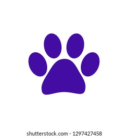 Paw icon vector. Paw Print icon