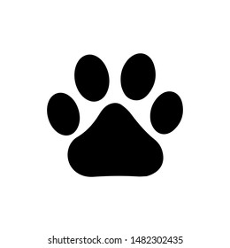 Vector de icono de arrastre. Icono de Paw Imprimir