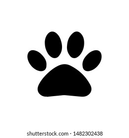 Paw icon vector. Paw Print icon