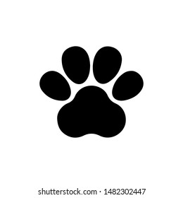 Paw icon vector. Paw Print icon