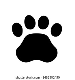 Paw icon vector. Paw Print icon