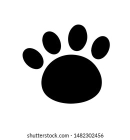 Paw icon vector. Paw Print icon