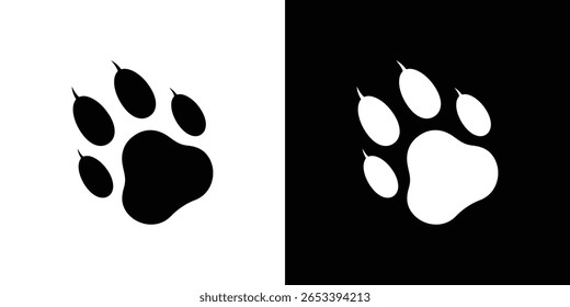 Paw icon Vector scalable graphics
