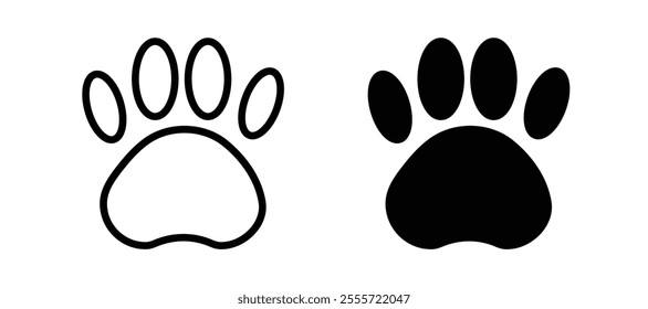 Paw icons for web ui designs