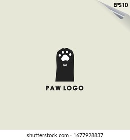 Diseño De Logotipo Paw Aislado En Color De Forma. Plantilla de logotipo Paw. Paw. Diseño moderno. Logo plano.  Ilustración vectorial
