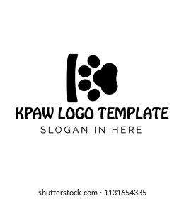 Paw logo icon V2 template