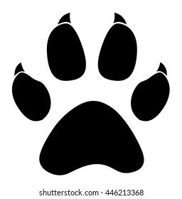 paw logo silhouette