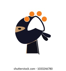 Paw Ninja Logo Icon Design
