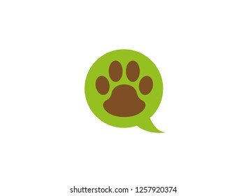 paw pad logo