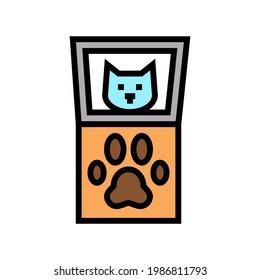 paw pals paw print kit color icon vector. paw pals paw print kit sign. isolated symbol illustration