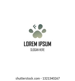 Paw Pet Branding Vector Logo Design