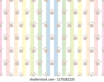 paw print background