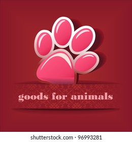 Paw Print Banner