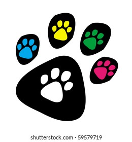 paw print collection