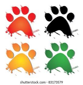 paw print collection