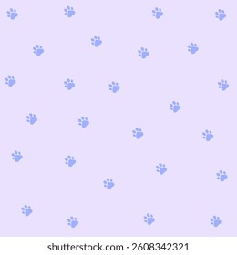 Paw print dog and cat Vector. footprint dog icon. Paw icon vector illustration.