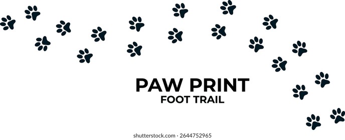  Paw Print frame  Design – Dog and Cat Emblem Graphic