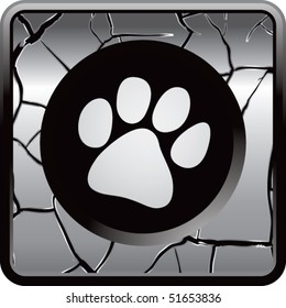 icono de la web de impresión gris rayado