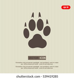 paw print icon