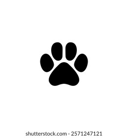 Paw Print Icon logo vector